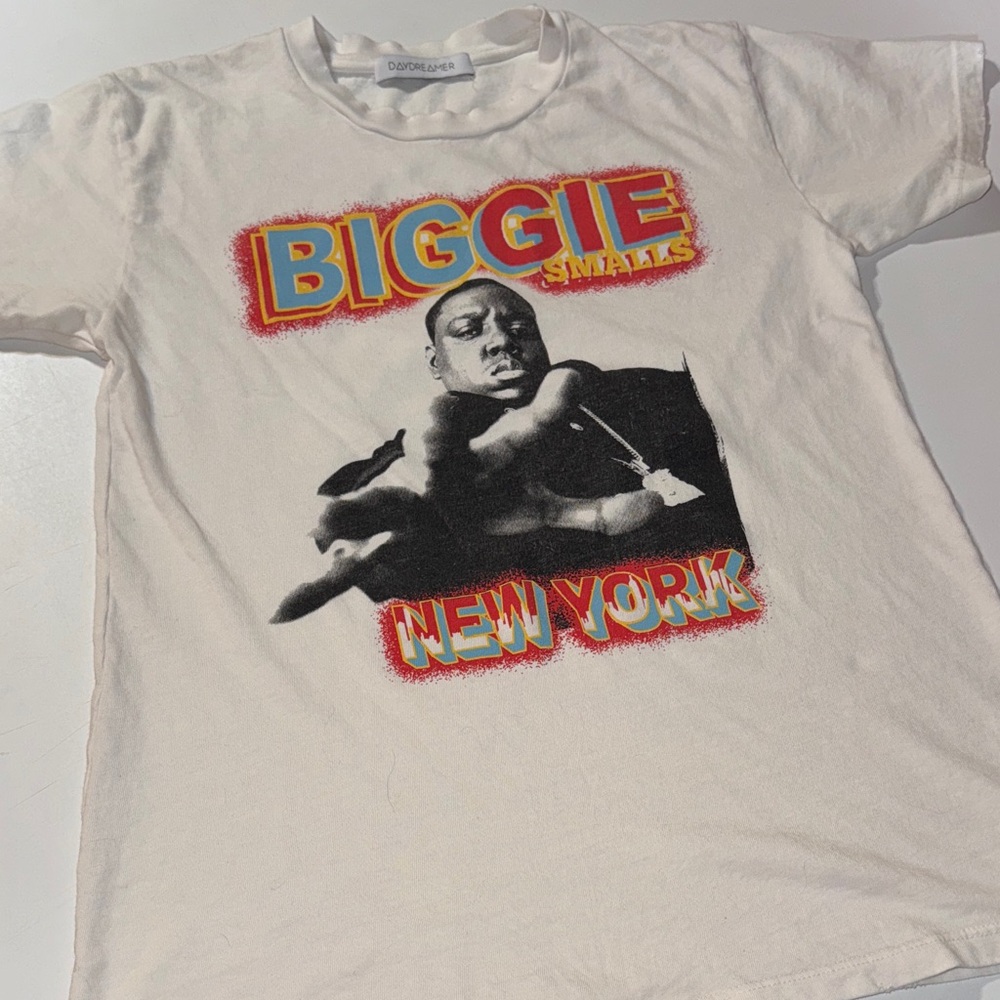 Daydreamer‎ Biggie Smalls New York Classic White Tee size Small